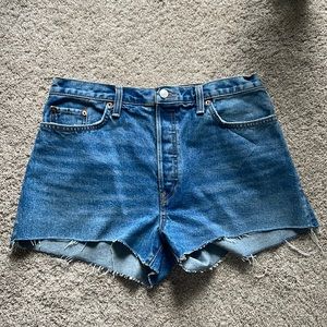 Re/Done denim shorts